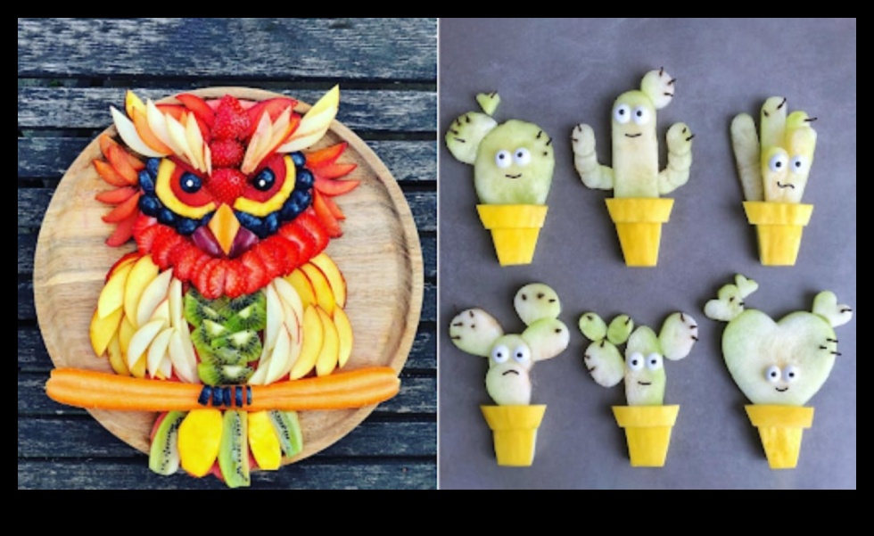 Creativitate culinară cu sculpturi alimentare: sculptură artă comestibilă